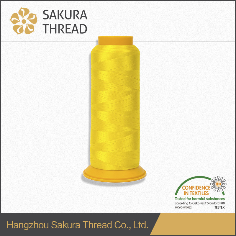 Customized Wholesale Oeko-Tex Sakura Embroidery Polyester Thread