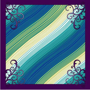 New Design Fashion Stylish Silk Printed Scarf (44)