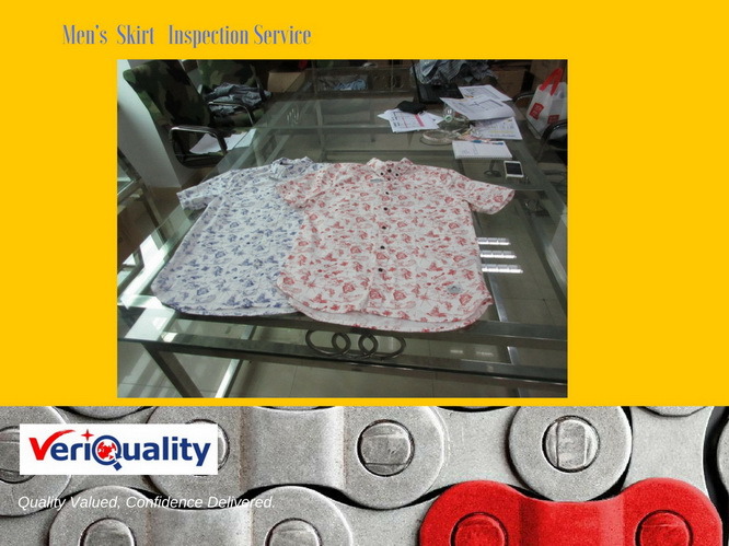 Men Skirt Quality Inspection and Product Quality Control Service