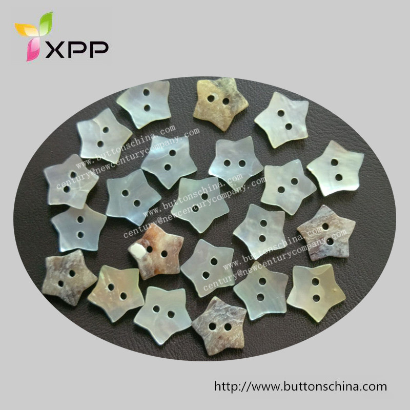 Star Shape Agoya Shell Button