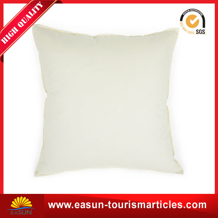 Airline Pillow with Customs Logo and White Color