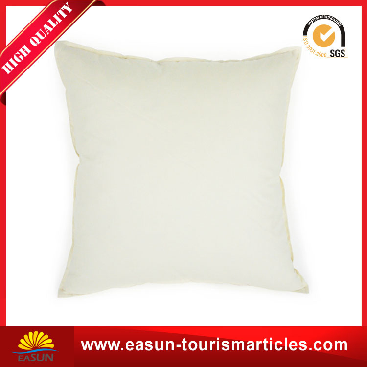 Airline Pillow with Customs Logo and White Color