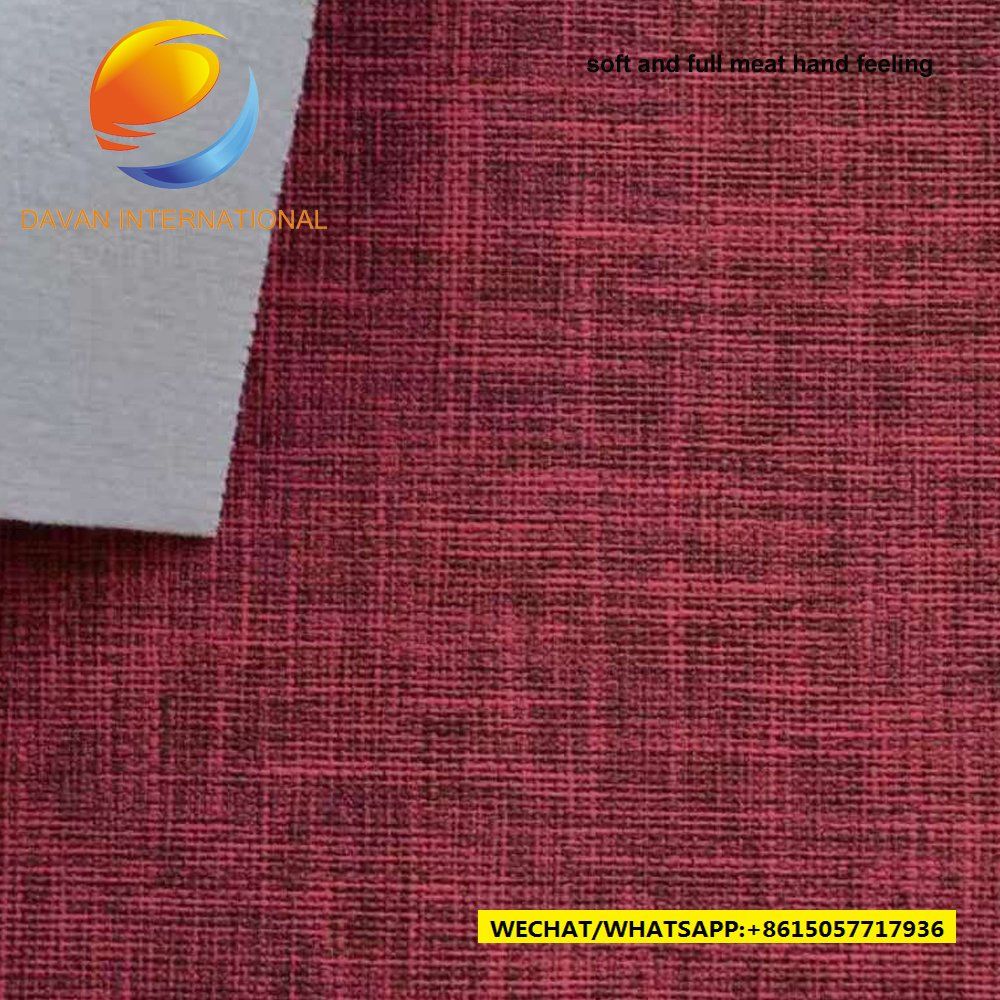 High Quality Sofa Fabric of PU Artificial Leather