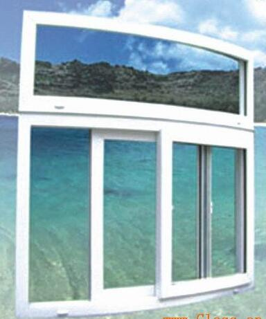 Customized High Quality Curved PVC Sliding Window From Roomeye