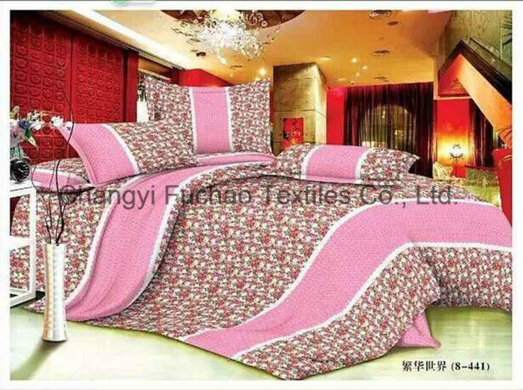 Microfiber Disperse Printting Beautiful Bedding Set T/C 50/50