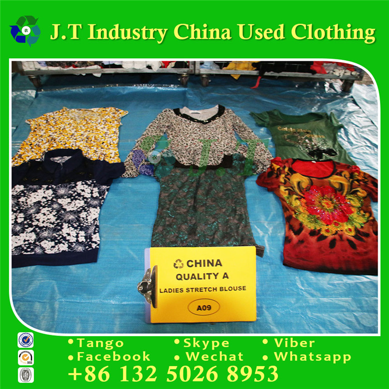 Ladies Stretch Blouse Secondhand Clothing in Bulk