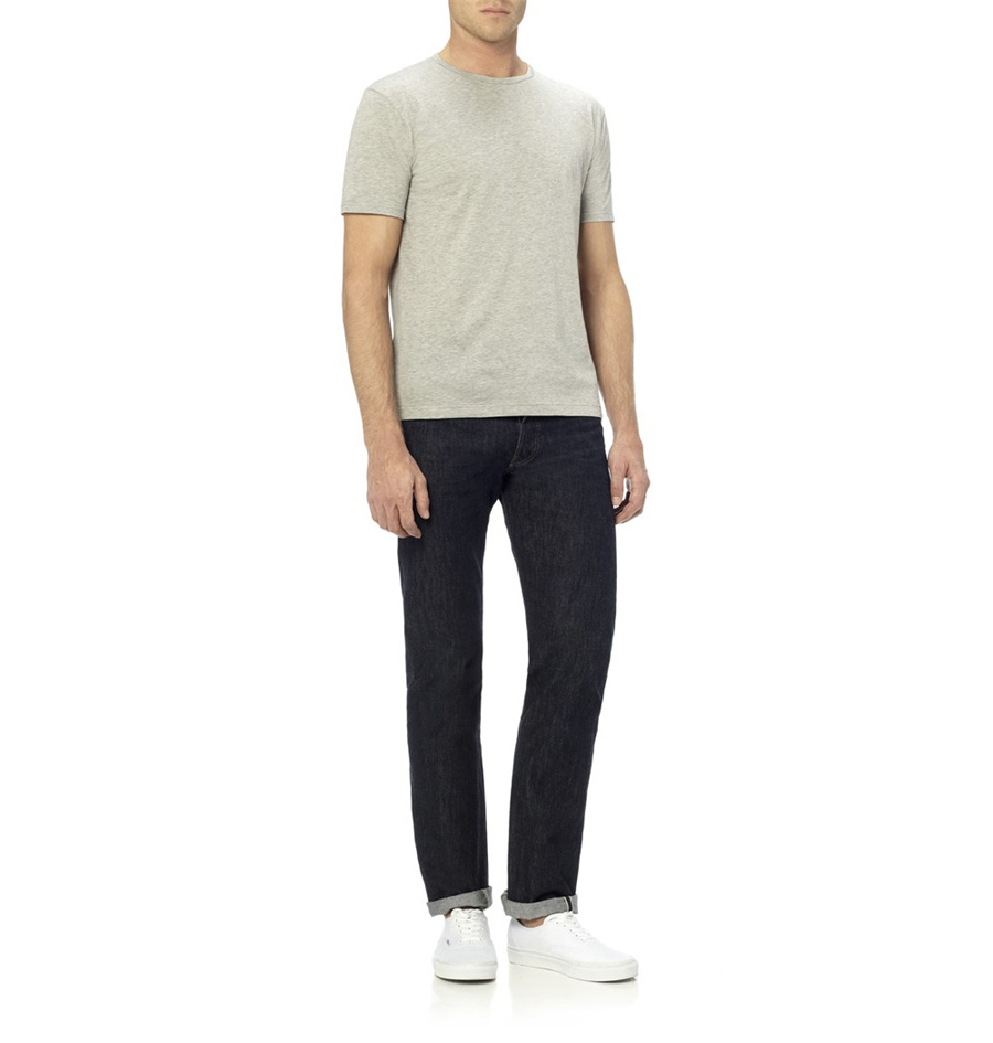 Men's Plain Cotton Basic Tshirt