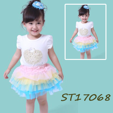 Cute Fashioned Smocked Short Mini Tutu Dresses for Girls