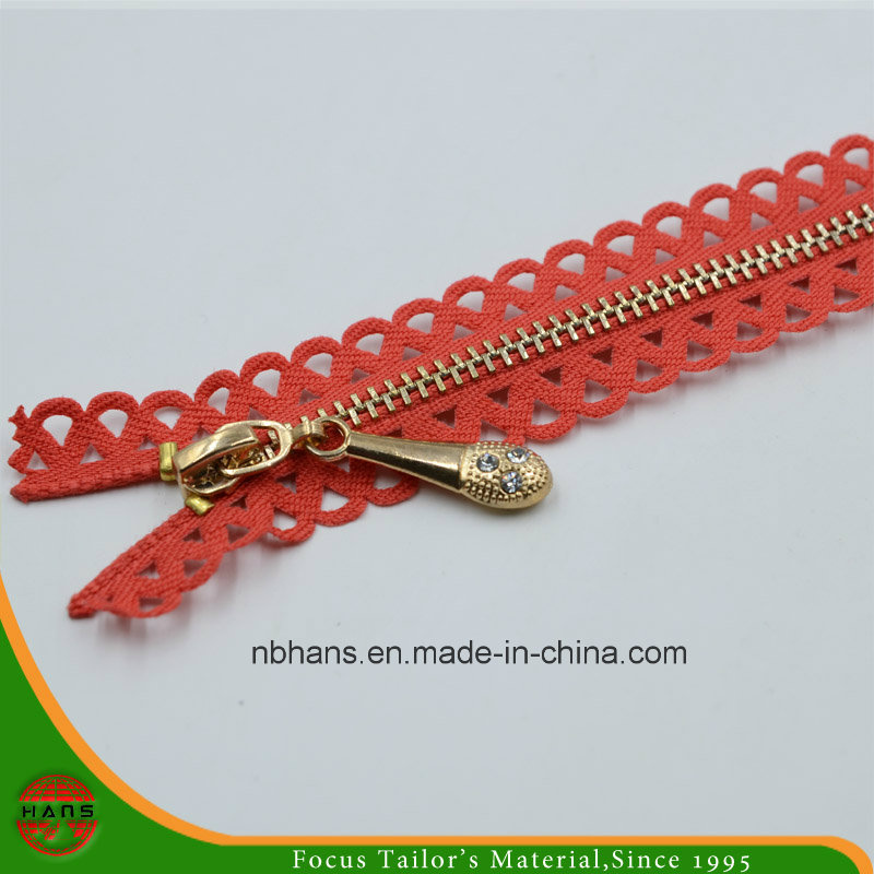 3# Non-Lock Closed-End Brass Zipper (HAZB0002)