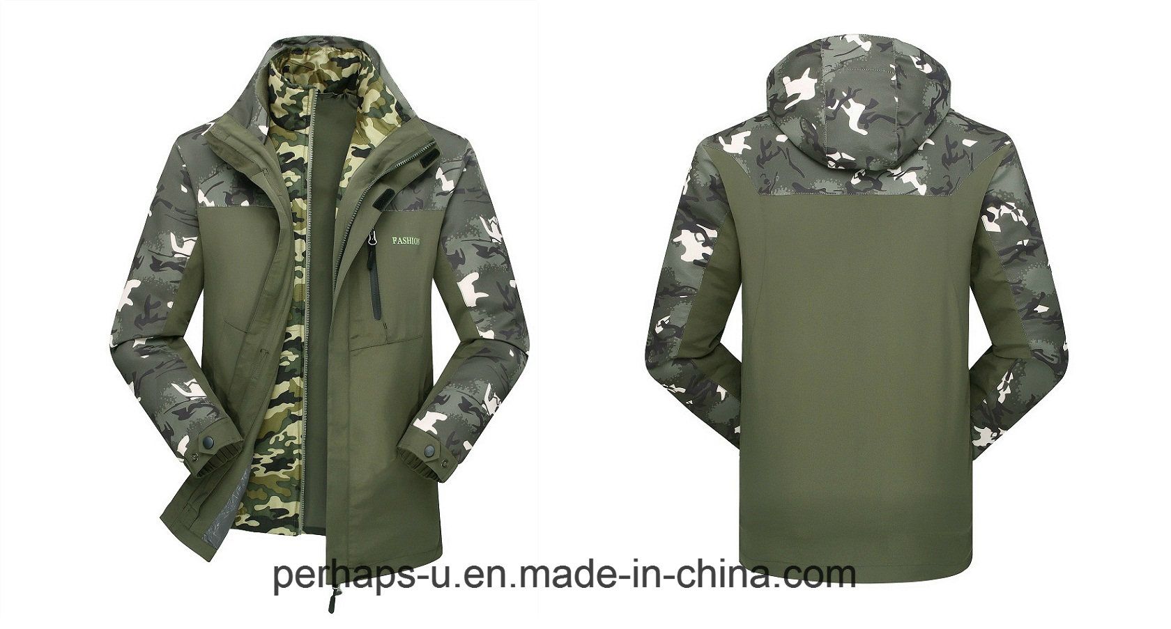 Fashionable Mens Print Mountaineering Jacket