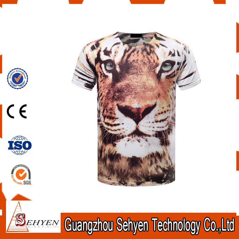 Top Quality Custom 3D Logo Printing T Shirt