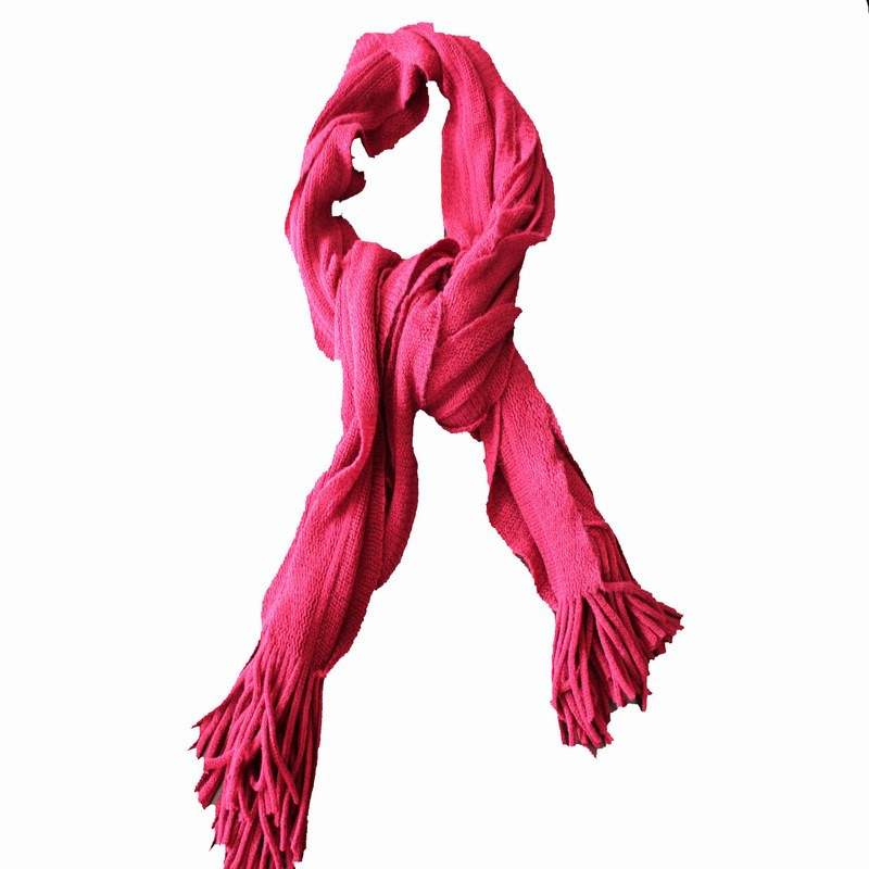 Jacquard Fringed Scarf (GMK20-19)