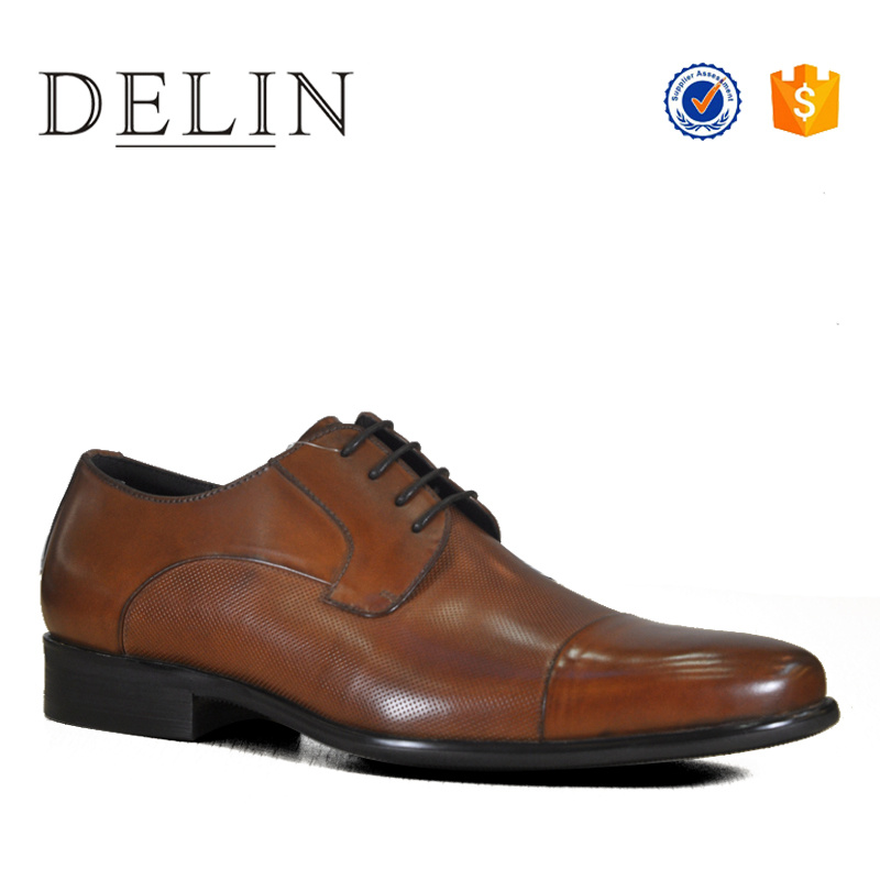 2018 Hot Sale Men Shoes Leather Dress Shoes for Men