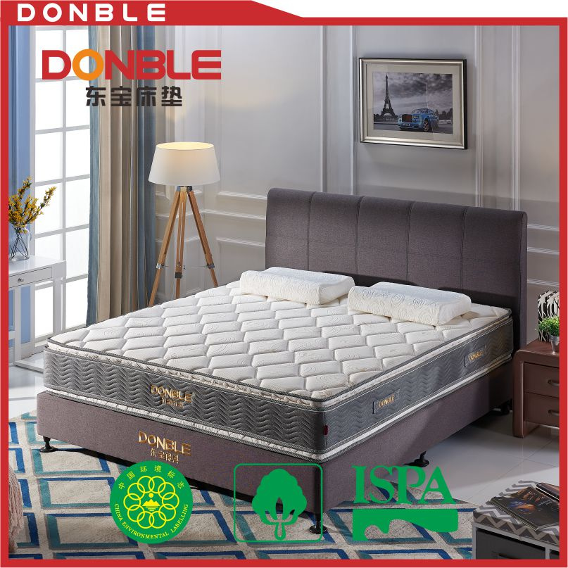 Fire Resistance High Density Memory Foam Pocket Spring Mattress