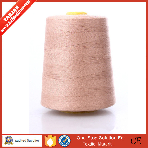 2016 Tailian High Quality Dyed Polyester Sewing Threads