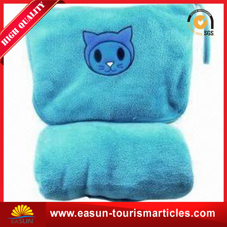 Plush Animal Travel 2 in 1 Pillow Blanket