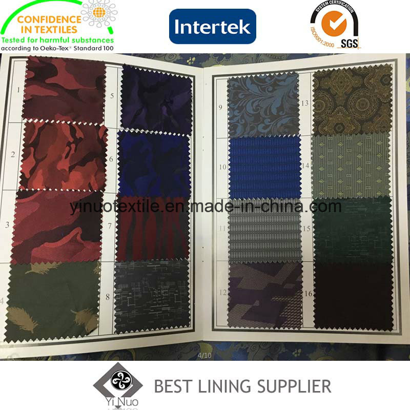All Kinds of Jacquard Lining Fabric for Men's Garment