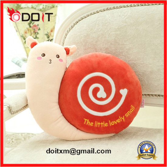 3 Colors Plush Stuffed Snail Cushion for Car