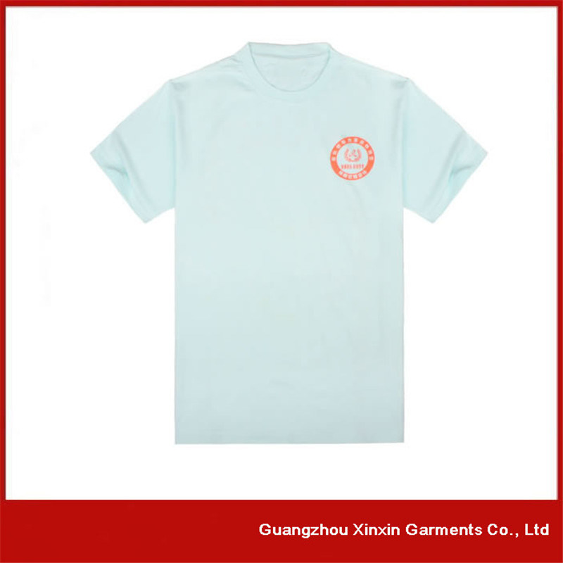 China Factory Cheap Blank Advertising Tee Shirts with Own Logo (R35)
