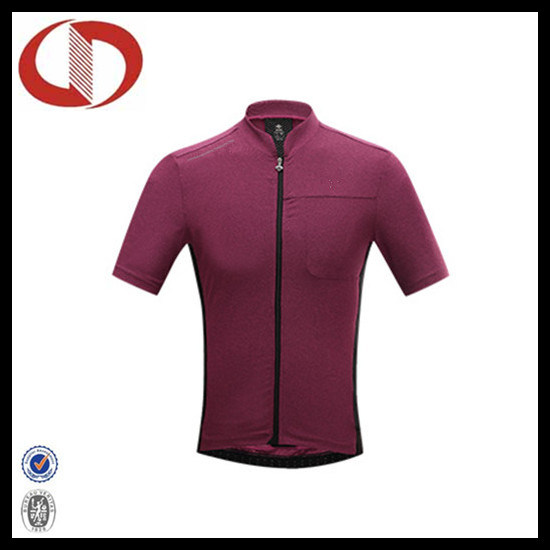 Wholesale Sportswear Plain Short Sleeve Cycling Jersey
