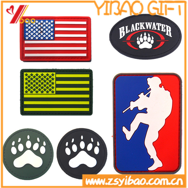 Custom Design Magic Tape PVC Patches for Garment Accessory (YB-ST-001)