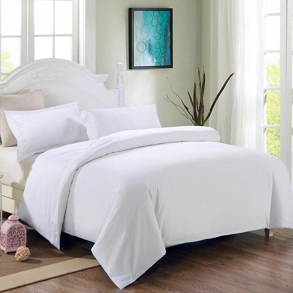 White Bedding Sheet Set for Hotel Bed Duvet Covers
