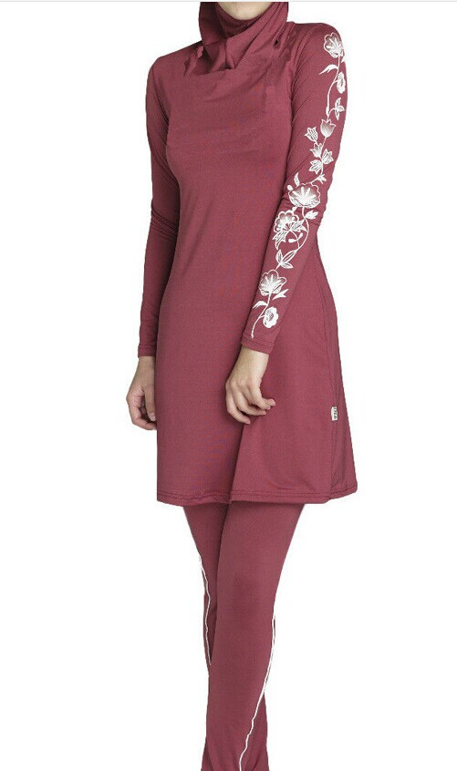 Customized Own Design Sublimation Printing Muslim Swimwear