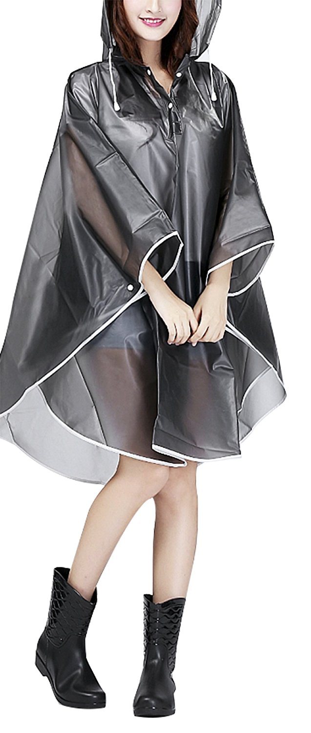 Adult Fashion Single Foldable PVC Rainwear for Hiking