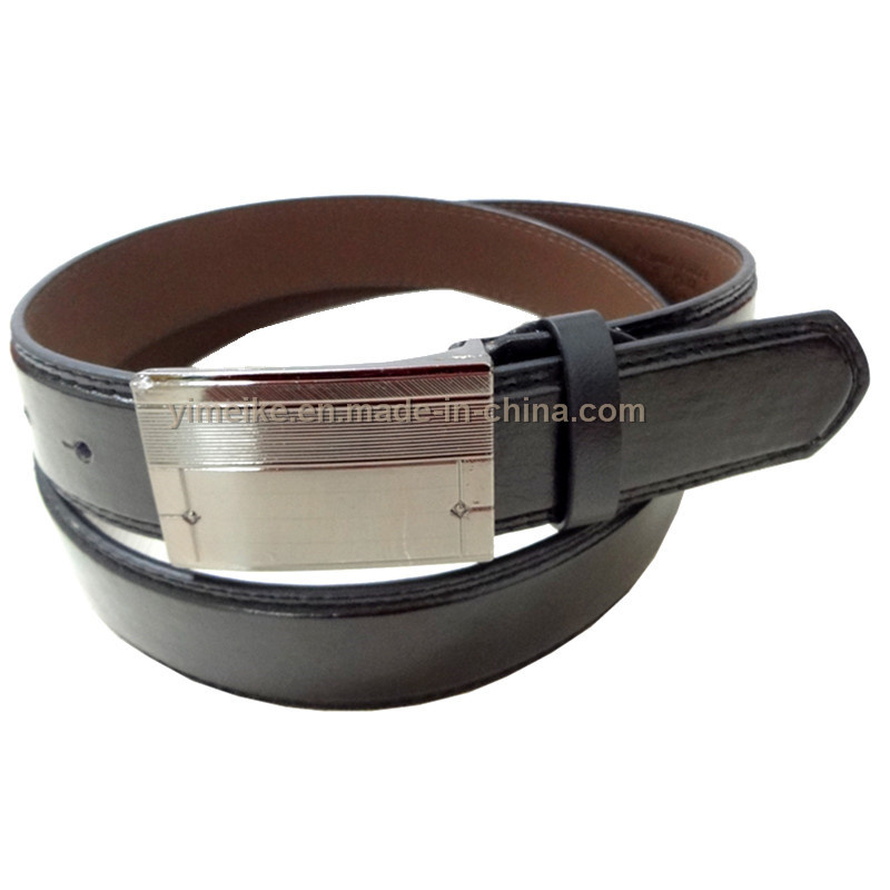 New Arrival Laser Buckle PU Leather Fashion Men Belt