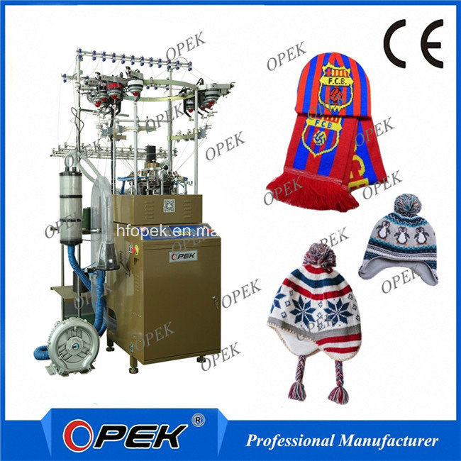 Computer Controlled Hat Knitting Machine, Scarf Knitting Machine