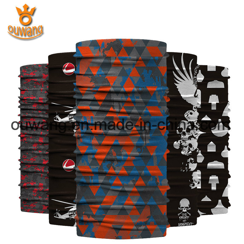 Popular Multifunction Plain Seamless Tube Bandana with Custom Logo