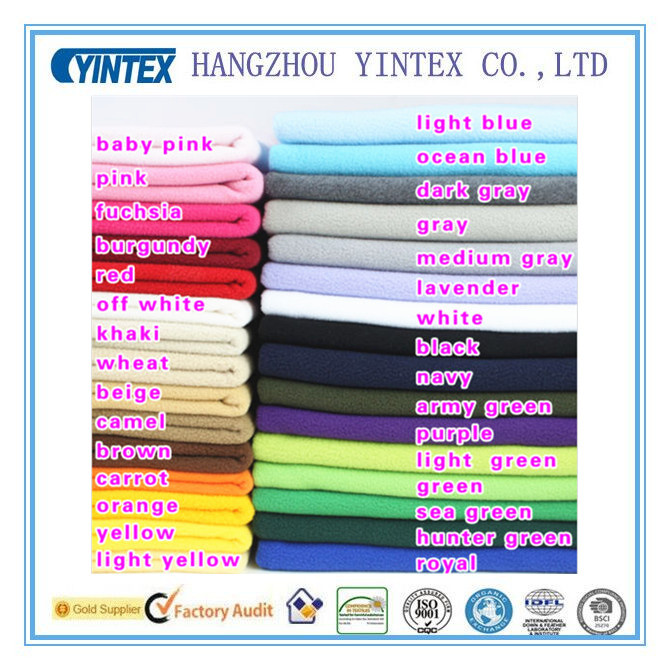 Handmade Solid Polar Fleece Lining Fabric, Fabric, for Home Textiles