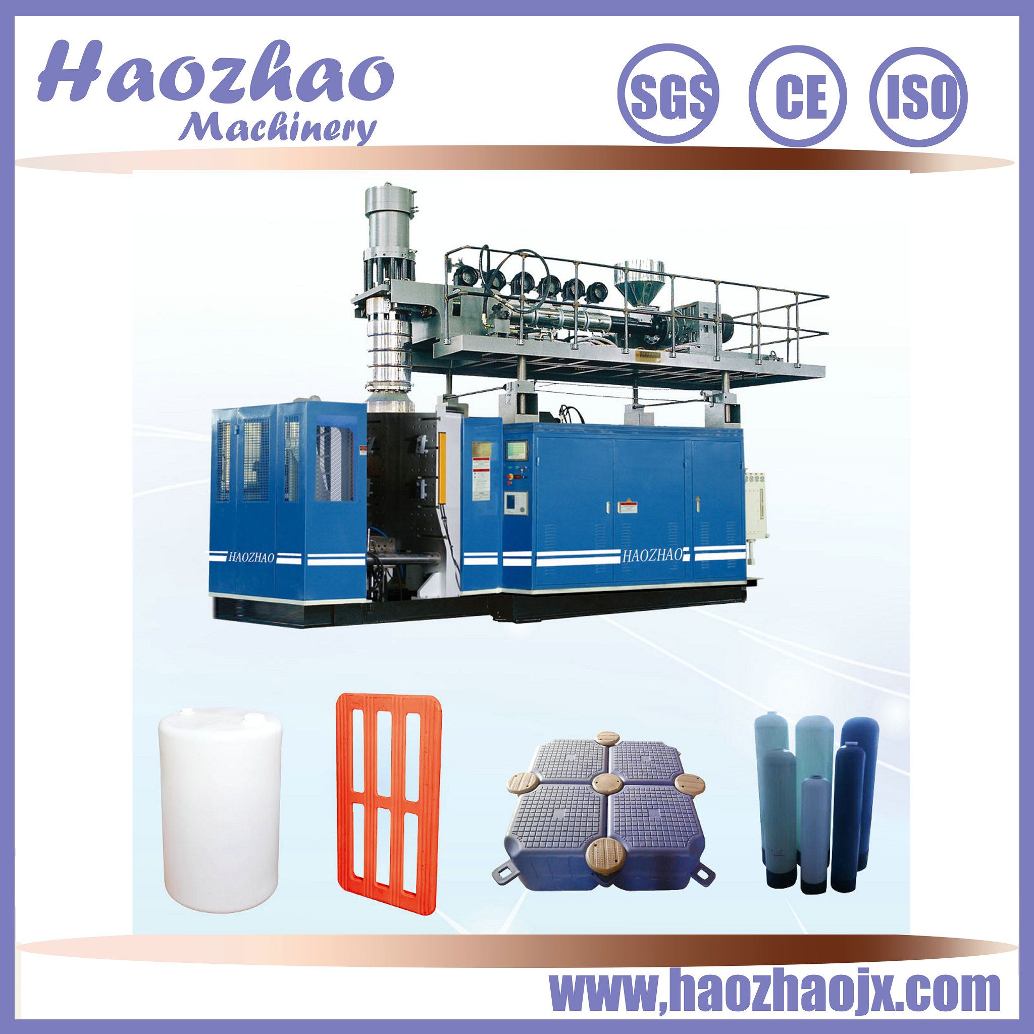 100-160liter HDPE Open-Top Drum/Barrel Blow Olding Machine