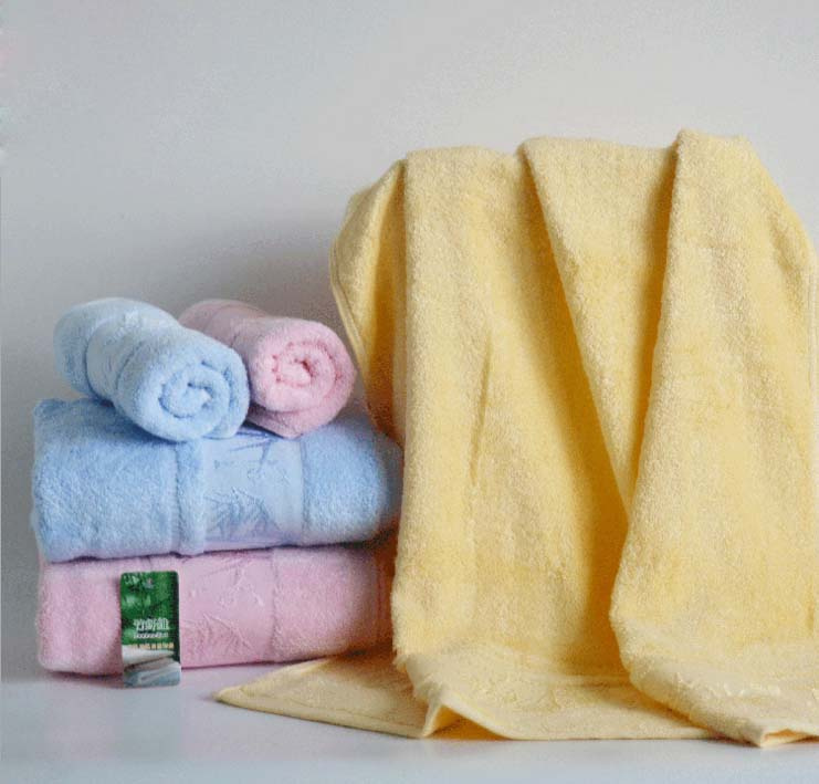 Hot Selling Plain Weaving 100% Bamboo Towels for Bath