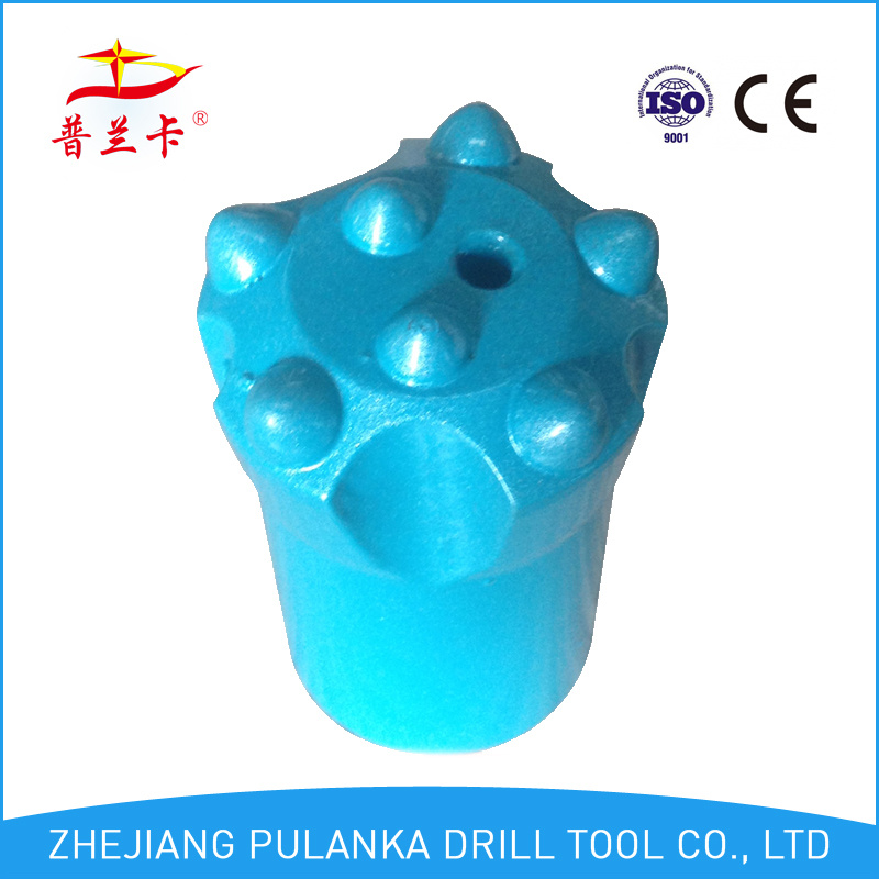 40mm 7 Degree Tapered Button Bit, Short Skirt