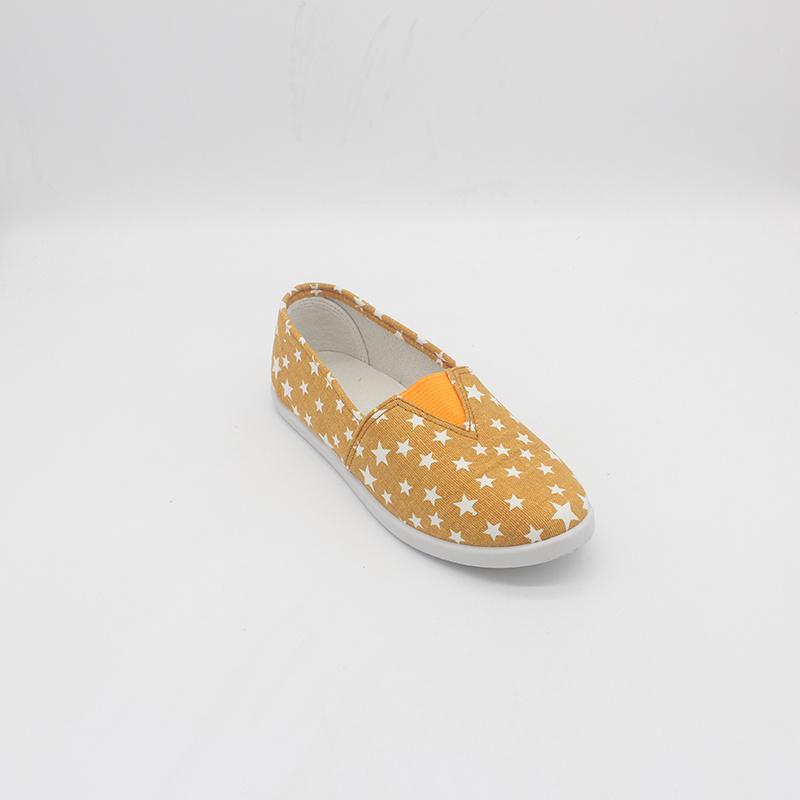 Classical Style Soft Kids Flat Shoes with Star Printing