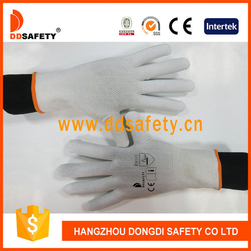 Ddsafety 2017 13 Gauge Nylon Polyester Seamless White PVC Dots Work Glove