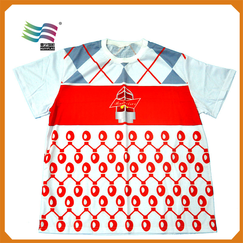 100% Cotton Men's Tshirt with Custom Printed Logo
