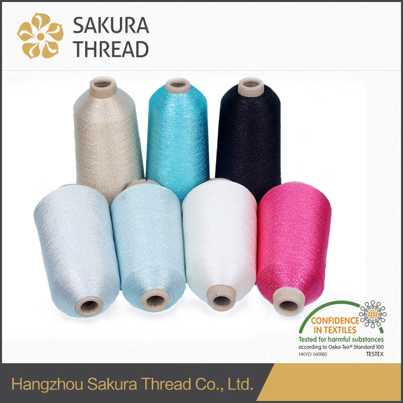 High Color Fastness Metallic Thread for Jacquard Fabric