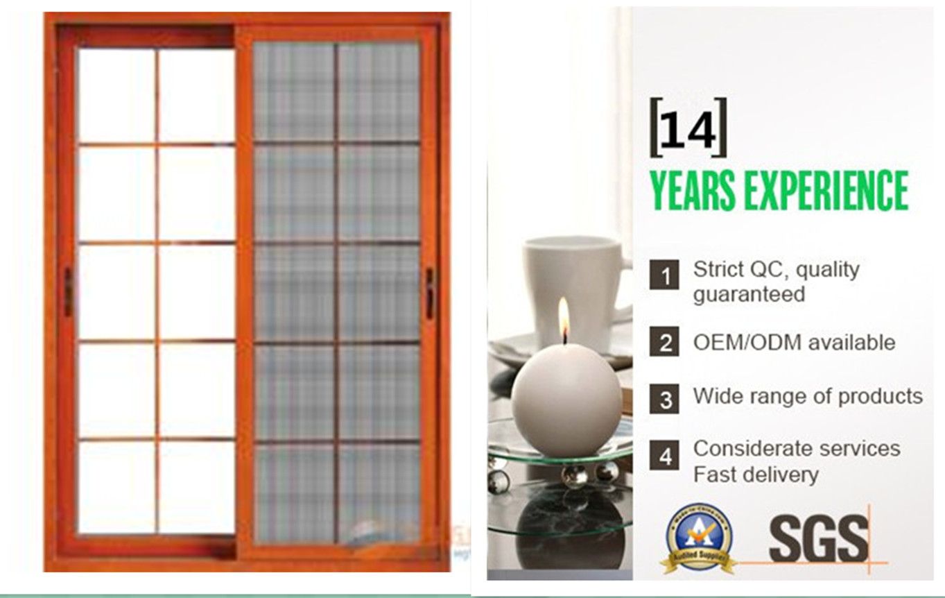 Aluminum Sliding Window with Mosquito Net
