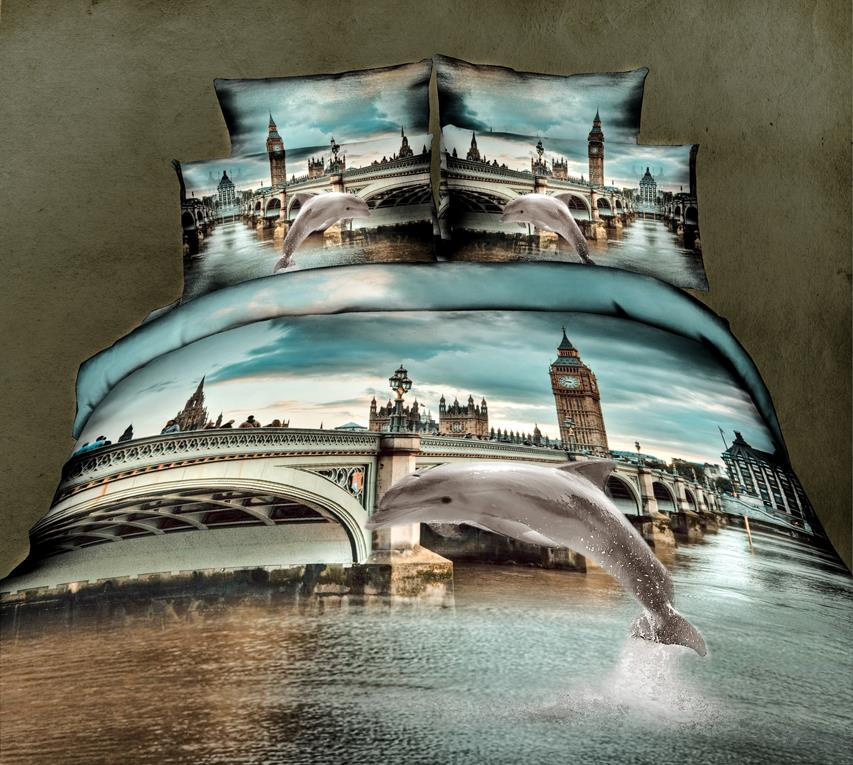 2015 New Design Cannon 4PCS Bedding Set