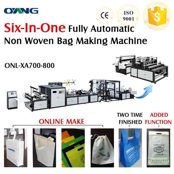 Non Woven Zipper Bag Making Machine