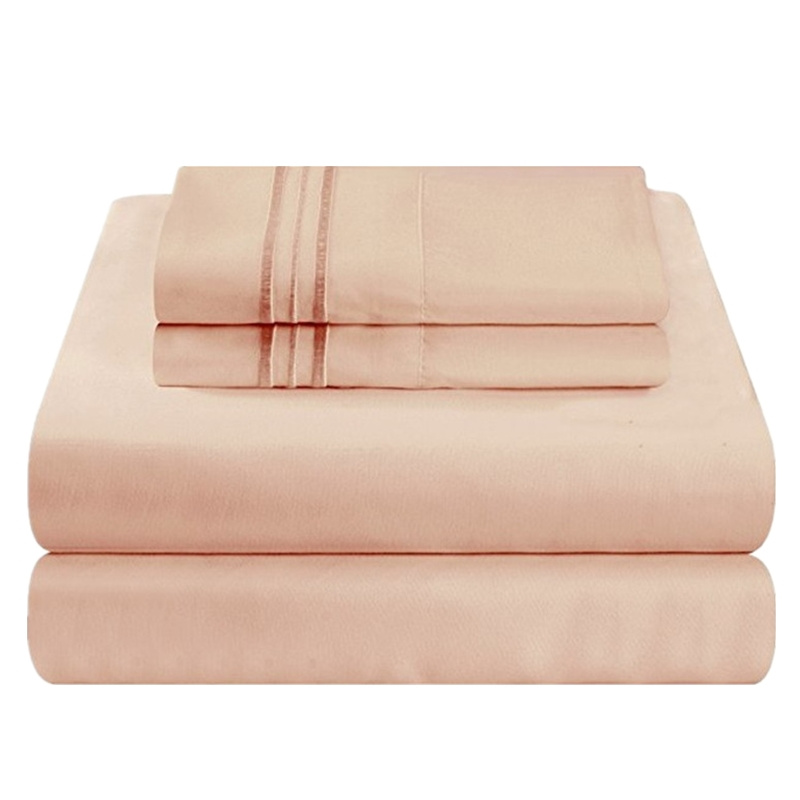 Cheap Microfiber Bedding Set Soft Bed Sheets