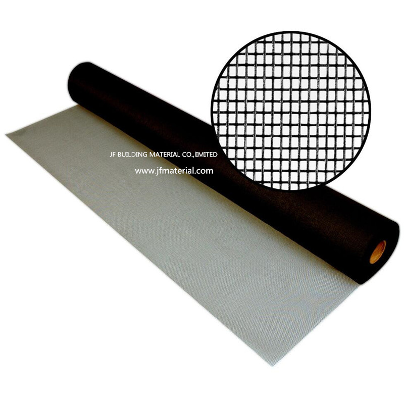 Black Color Fiberglass Window Screen Custom Fly Window Screen