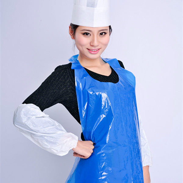 Disposable Poly Apron Recyclable PE Plastic Apron New Design Apron