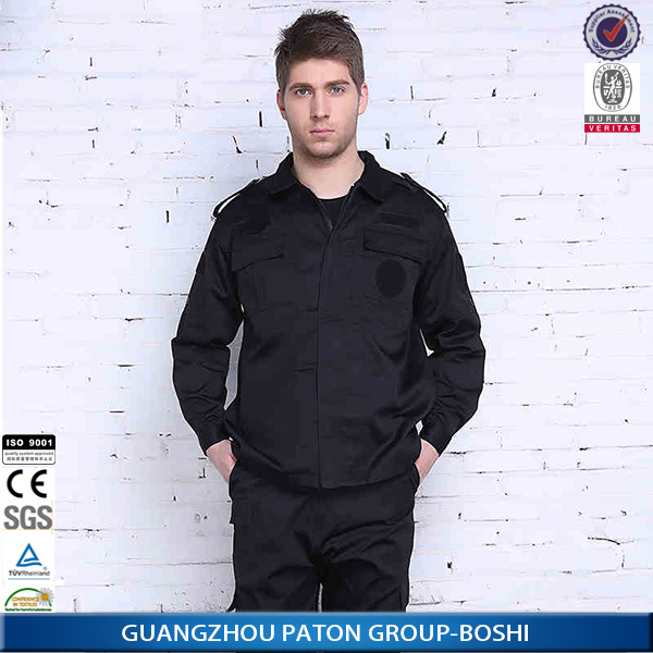 Men Long Sleeve Security Uniform Jacket of Factory Price