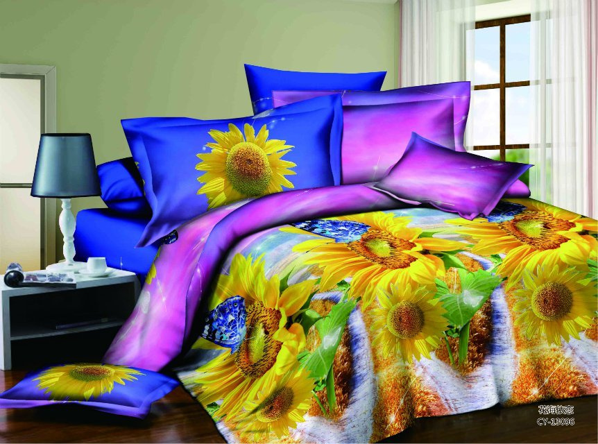 3D Bedding Set /Queen Size 3D Ferrari Bedding Set