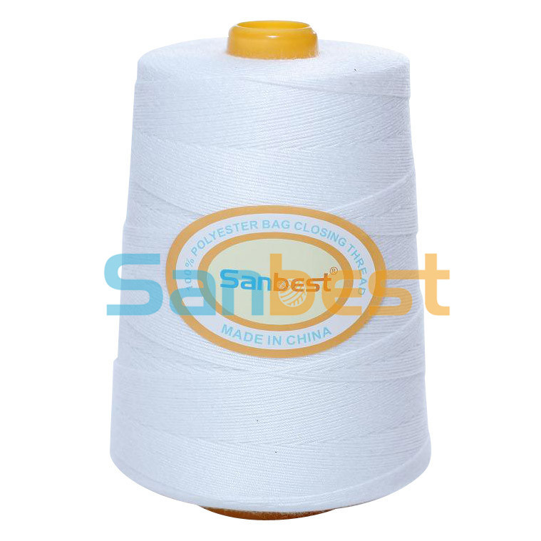 100% Spun Polyester Bag Closing Thread for Gunny 20s/6