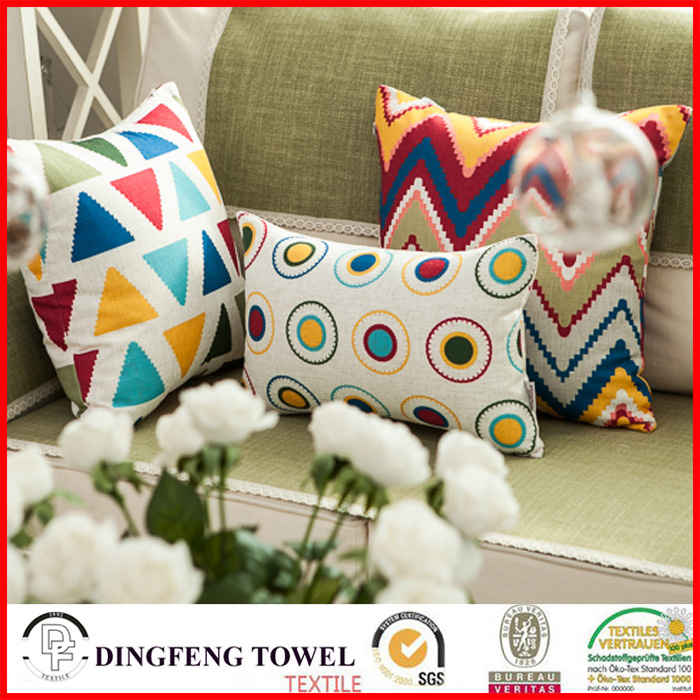 2017 New Design Digital Printed Cushion Cover Sets Df-C358