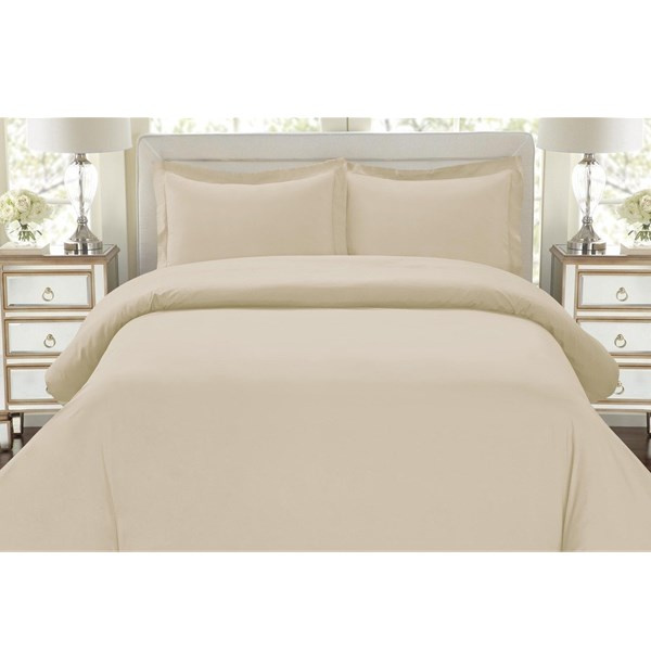 Reversible Solid Color Brushed 100% Polyester Microfiber Fabric Bed Sheets